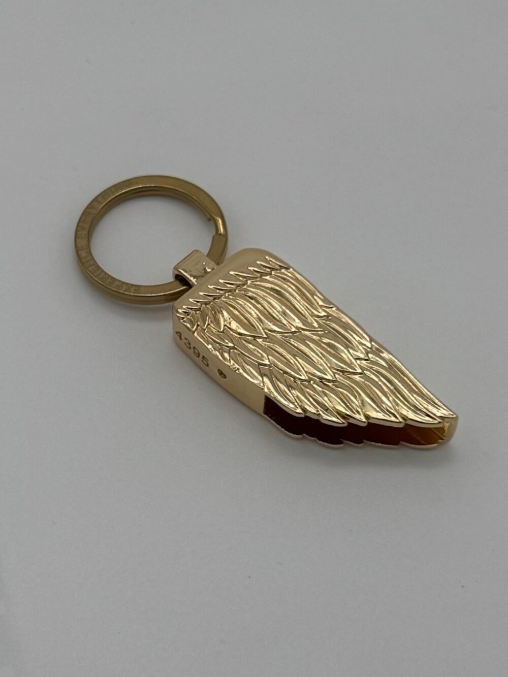 ZOX Zoxlox Angel Wing Goldtone Keyring for Zox Bracelet #4395 NEW